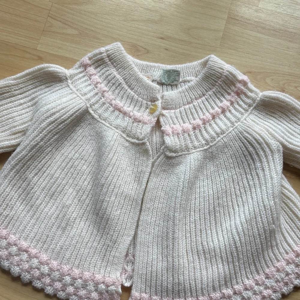 Vintage baby cardigan